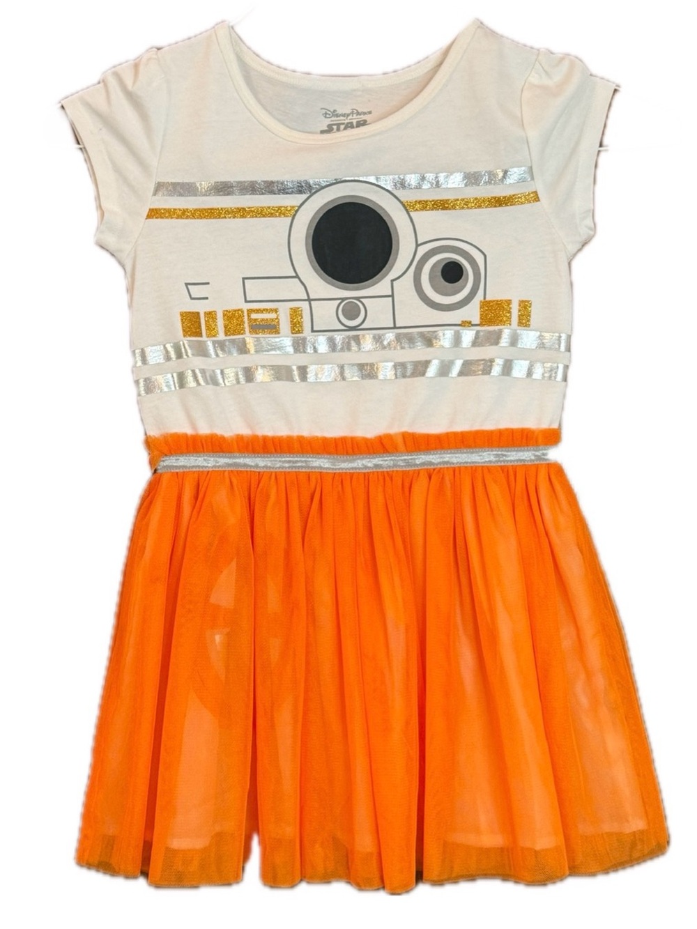 Disney Parks Star Wars BB-8 Tulle Dress Girls Size Small (S) Like New